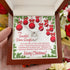 To My Bonus Daughter Christmas Gift from Stepmom or Stepdad Shimmering Luck Necklace